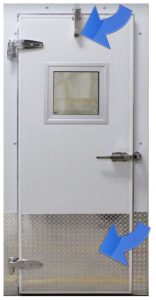 Walk-in freezer door options