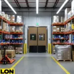 Two-way swinging doors suitable for large church halls, featuring impact protection and smooth movement for busy entry points.