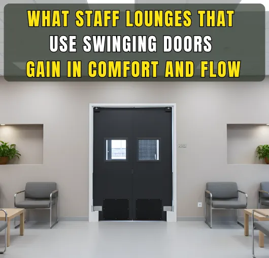 Featured image of staff lounge swinging doors supporting comfort and smooth daily flow