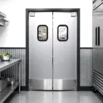 Heavy duty traffic door aluminum