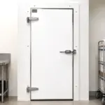 PC 1800 temperature control walk-in cooler door for cold storage facility entrances.