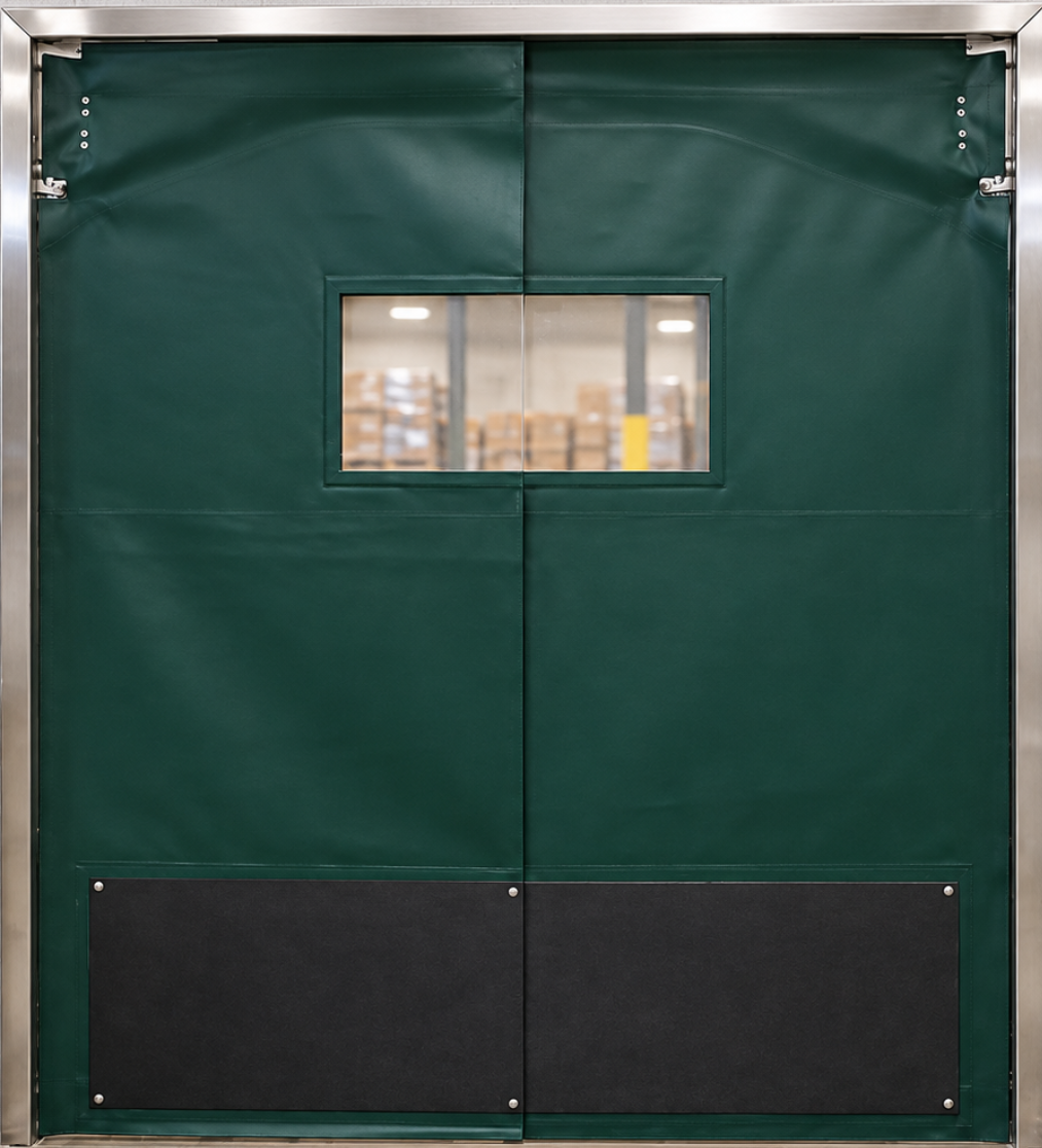 PAYLON PD Flex flexible swinging door suitable for industrial and commercial doorway applications.